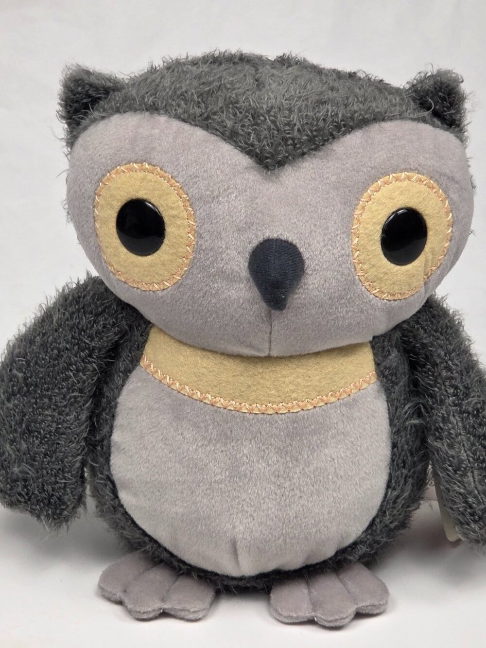 Kohls Cares Aesops Fables Grey Hooty Owl Plush Stuffed Animal Toy Gray 10"